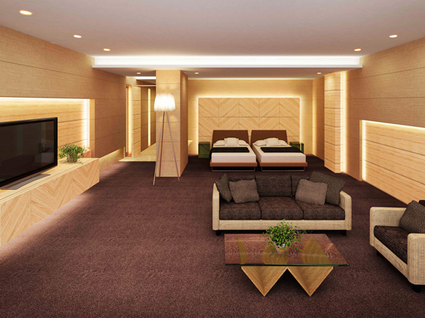 Shared facilities.  [Deliver also comfort to our valued customers guest suite] Unroll the heart classy polished, It provides a deep relaxation of time. When led to your parents and friends, It enables hospitality full of hospitality. (Rendering)