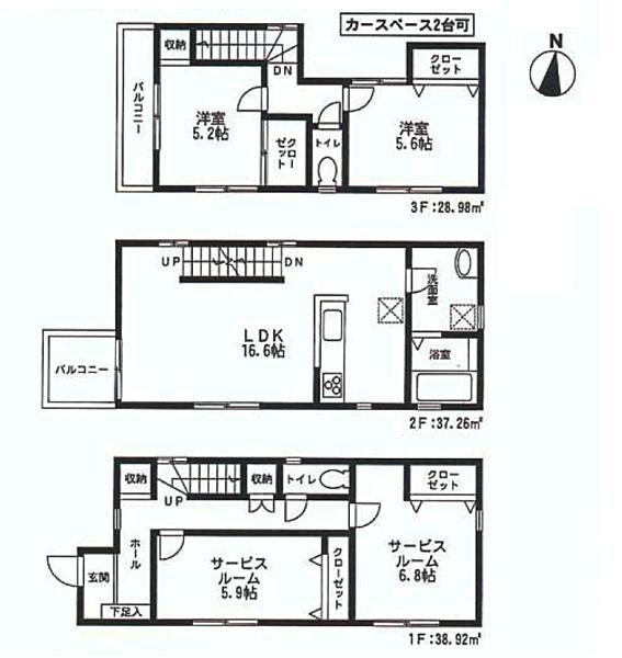 Floor plan. 500m to Yokohama Municipal Shimosueyoshi Elementary School