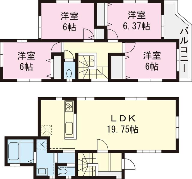 Floor plan. 36,800,000 yen, 4LDK, Land area 111.85 sq m , Building area 99.97 sq m