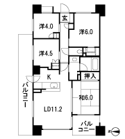 Floor: 4LDK, occupied area: 74.07 sq m, Price: 35,506,000 yen, now on sale