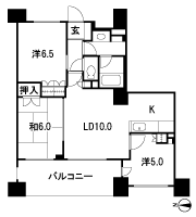 Floor: 3LDK, occupied area: 64.96 sq m, Price: 30,310,000 yen ・ 32,161,000 yen, now on sale