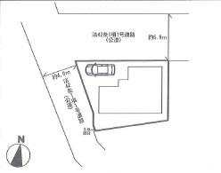 Compartment figure. 39,800,000 yen, 4LDK, Land area 99.16 sq m , Corner lot of building area 78.97 sq m 2 surface road