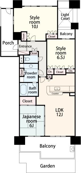 Floor plan. 3LDK, Price 30,800,000 yen, Occupied area 85.51 sq m