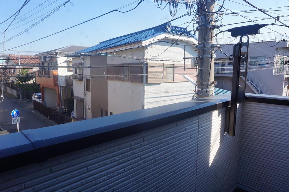 Balcony. A Building Second floor balcony