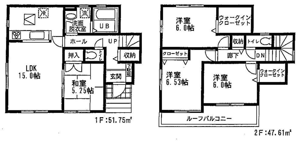 Floor plan. (3), Price 48,800,000 yen, 4LDK, Land area 106.52 sq m , Building area 99.36 sq m
