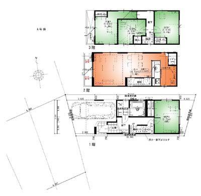 Floor plan. 34,800,000 yen, 3LDK+S, Land area 57.27 sq m , Building area 91.09 sq m