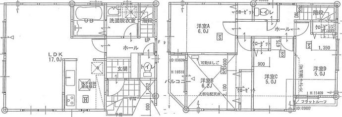 Floor plan. (B Building), Price 36,800,000 yen, 4LDK, Land area 70.06 sq m , Building area 88.63 sq m