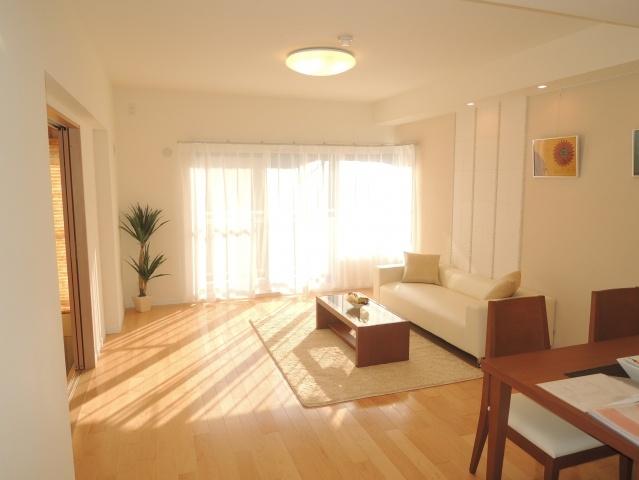 Living. South-facing bright living dining