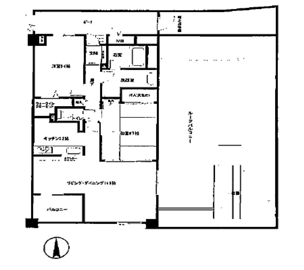 Floor plan. 2LDK, Price 36,800,000 yen, Occupied area 68.17 sq m