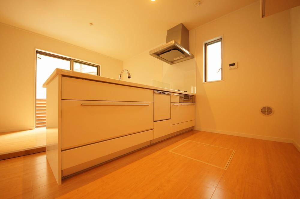 Kitchen. Indoor (10 May 2013) Shooting, It is an open kitchen that front has been opened.