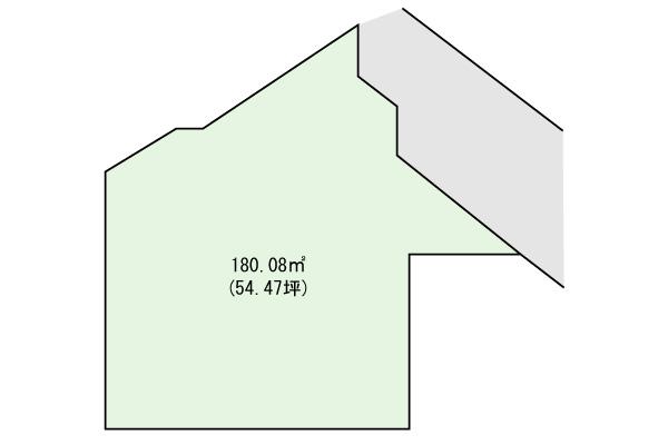 Compartment figure. Land price 18,800,000 yen, Land area 180.08 sq m