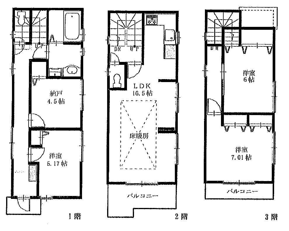 Floor plan. (4), Price 34,300,000 yen, 3LDK+S, Land area 78.13 sq m , Building area 101.43 sq m
