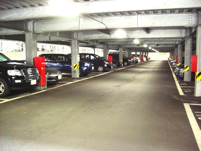 Parking lot. Common areas