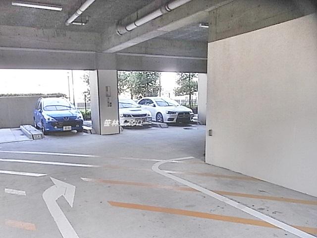 Parking lot. Common areas