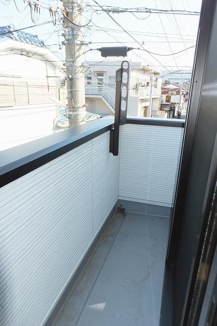 Balcony. A Building site (December 15, 2013) Shooting