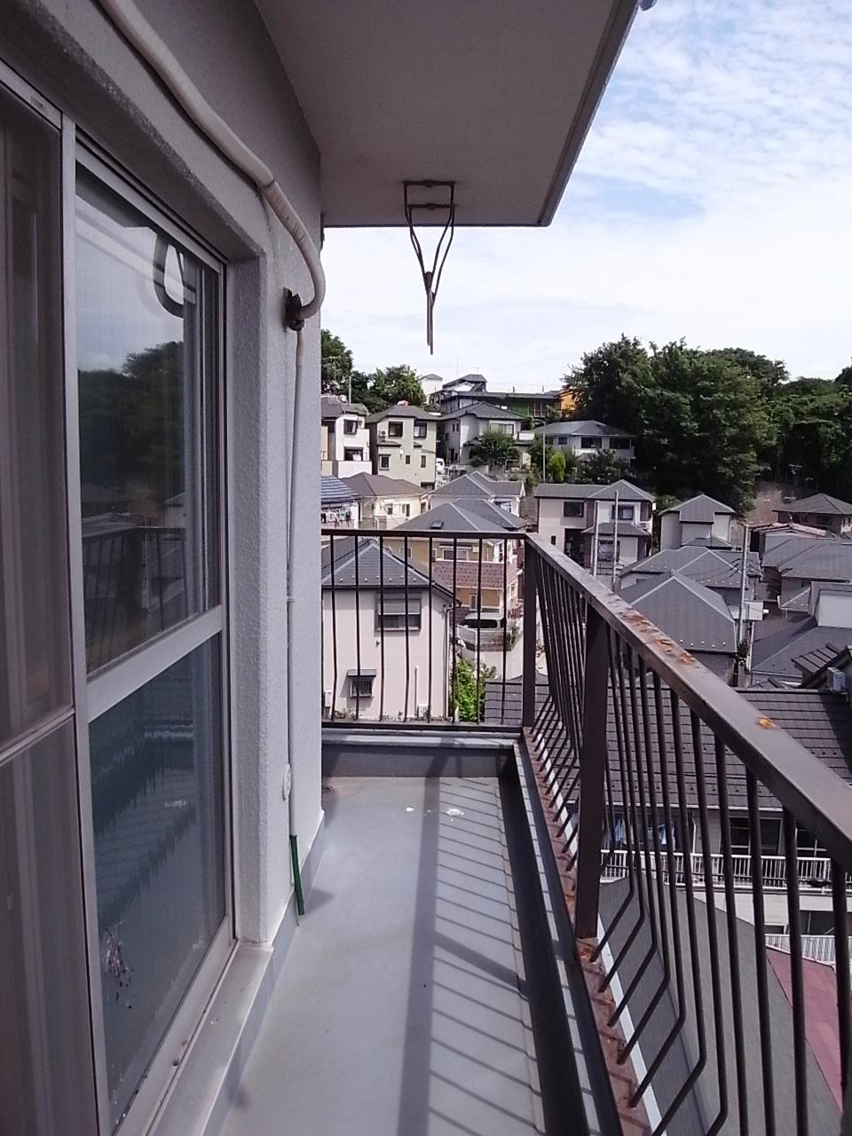 Balcony. Southwest side of Japanese-style room before Local (June 2013) Shooting