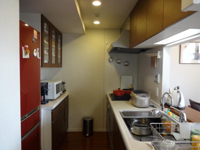 Kitchen. Cupboard with system Kitchen.