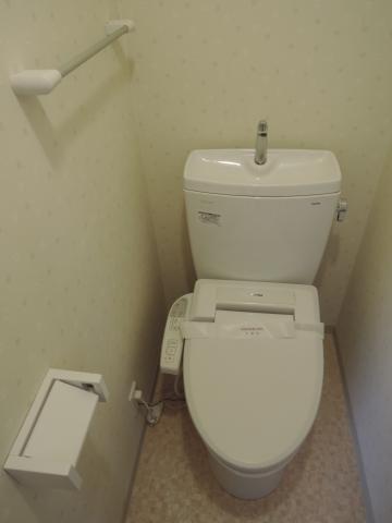 Toilet. With cleaning toilet seat