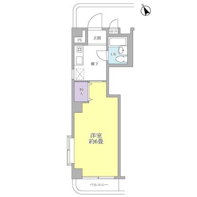 Floor plan. Because of the three-floor of the south-west angle of the room, Sunshine ・ Ventilation good!