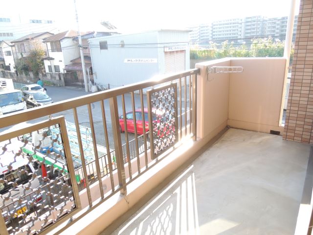 Balcony. Wide veranda