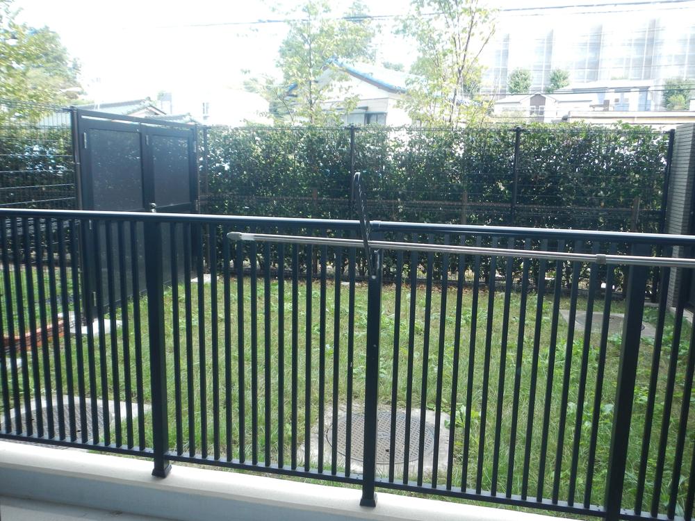 Balcony. Green vivid balcony