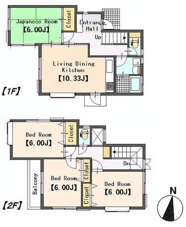 Floor plan. 32,800,000 yen, 4LDK, Land area 117.15 sq m , Building area 86.44 sq m floor plan