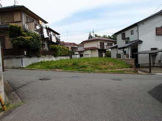 Local land photo. Local (current state vacant lot). South terraced sun per well per! Brute Kohoku New Town Street