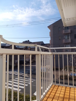 Balcony. Sunny balcony