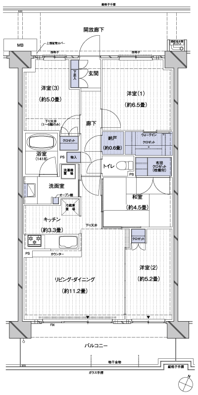 Floor: 4LDK + S + WIC, the occupied area: 78.88 sq m, Price: TBD