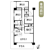 Floor: 4LDK, occupied area: 83.38 sq m, Price: TBD