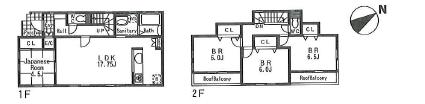 Floor plan. (C), Price 51,800,000 yen, 4LDK, Land area 136.2 sq m , Building area 99.78 sq m