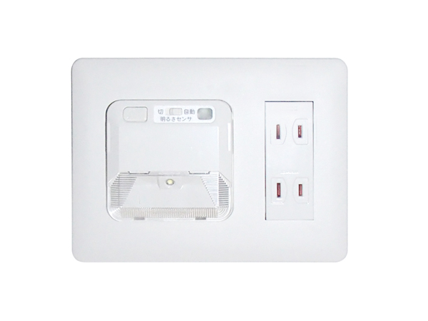 earthquake ・ Disaster-prevention measures.  [Foot security lighting] Illuminate the feet and automatic lighting in the event of a power failure, Installing security lighting. Remove it in an emergency, Also available as a flashlight. (Same specifications)