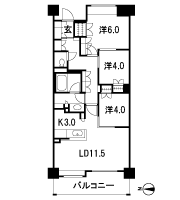 Floor: 3LD ・ K + TR, the occupied area: 69.42 sq m, Price: 39,800,000 yen, now on sale