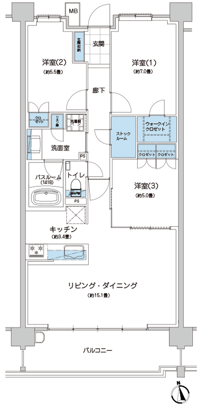 Floor: 3LDK + WIC + SR, the occupied area: 80 sq m, Price: TBD