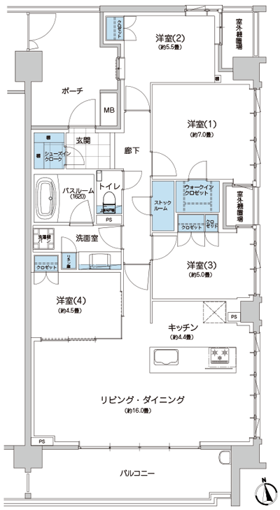 Floor: 4LDK + WIC + SIC + SR, the occupied area: 95.73 sq m, Price: TBD