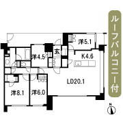 Floor: 4LDK + WIC + SIC + 2SR, occupied area: 108.54 sq m, Price: TBD