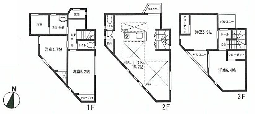 Floor plan. 37,950,000 yen, 4LDK, Land area 83.89 sq m , Building area 99.29 sq m floor plan