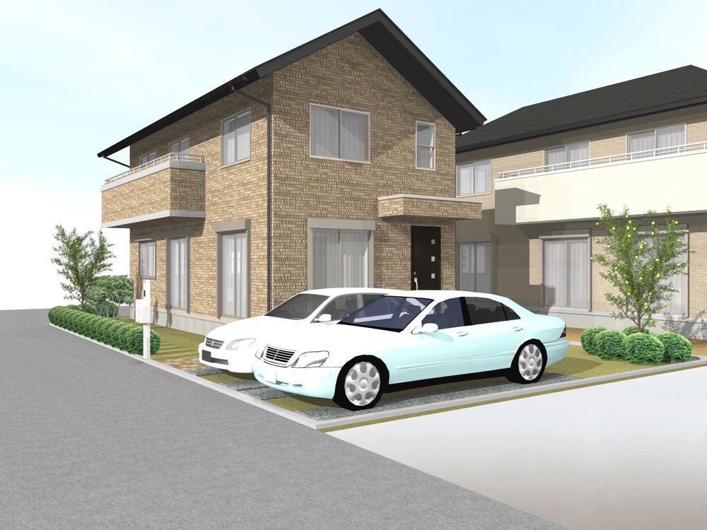 Rendering (appearance). Parking is there is two space.