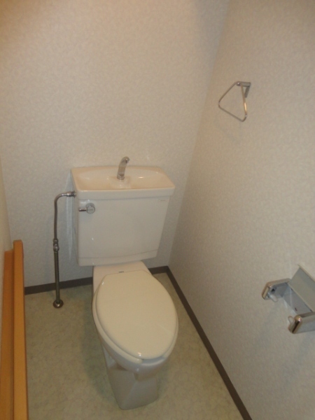 Toilet. It is a Western-style toilet with cleanliness