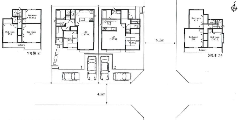 Floor plan. 32,900,000 yen, 4LDK, Land area 133.02 sq m , Building area 95.02 sq m large 4LDK looks attractive.