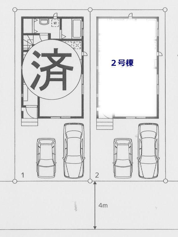 Compartment figure. 25,800,000 yen, 3LDK, Land area 87.93 sq m , Building area 80.73 sq m