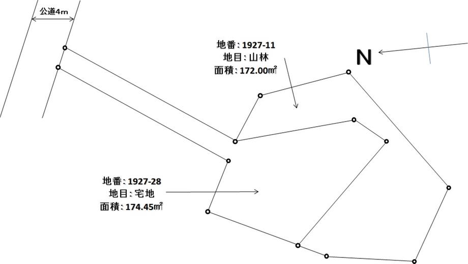 Compartment figure. Land price 15.8 million yen, Land area 346.45 sq m