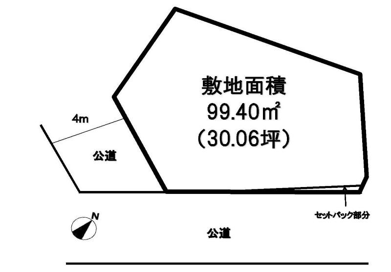 Compartment figure. Land price 11 million yen, Land area 99.4 sq m