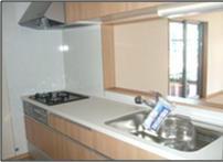 Same specifications photo (kitchen). Kitchen photo of the company's construction.