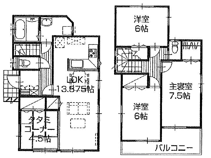 Floor plan. 22,900,000 yen, 4LDK, Land area 159 sq m , Building area 92.84 sq m