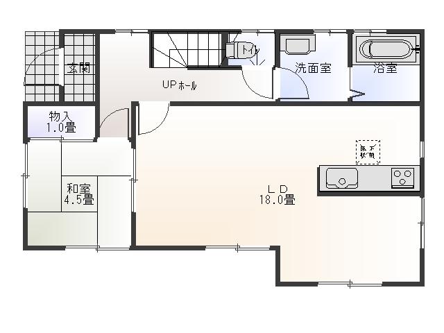 Floor plan. 33,800,000 yen, 4LDK, Land area 146.98 sq m , Building area 105.99 sq m 1 floor