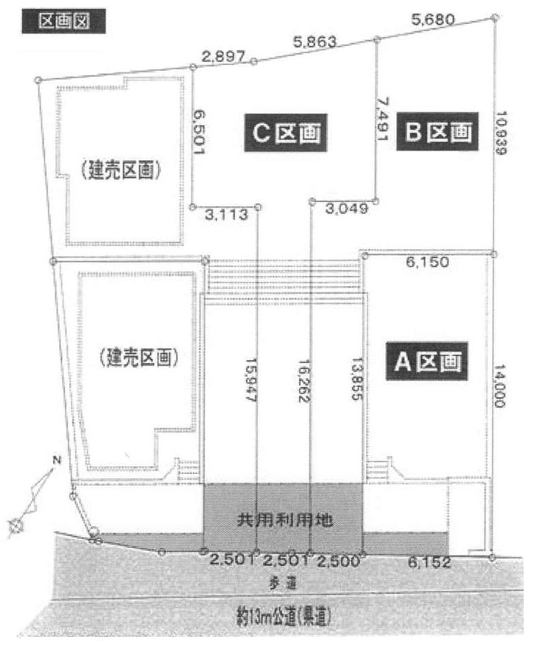 Compartment figure. Land price 14.8 million yen, Land area 100.1 sq m