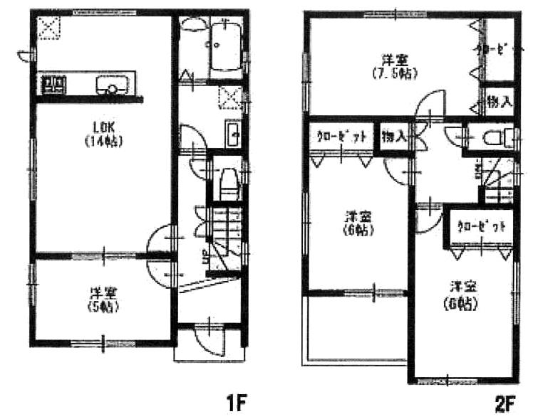 Floor plan. 37,800,000 yen, 4LDK, Land area 100.56 sq m , Building area 90.32 sq m
