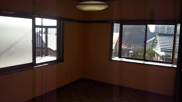 Living and room. 2 Kaiyoshitsu, With bay window, AC new goods unused. 