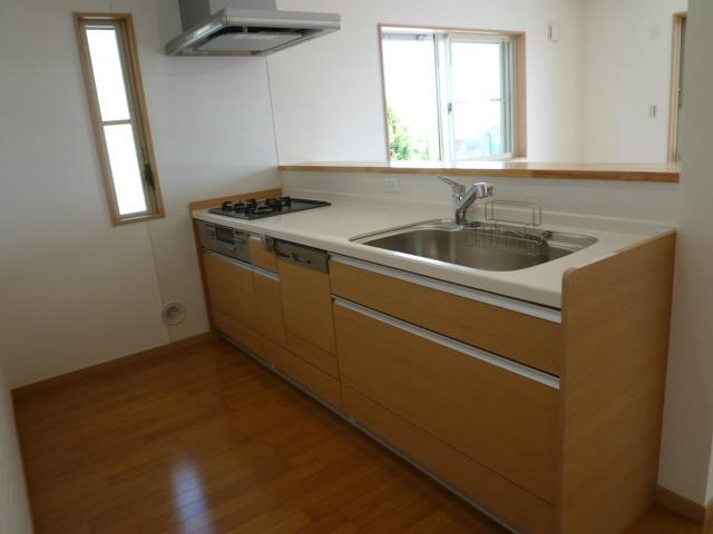 Kitchen. System kitchen with a dishwasher